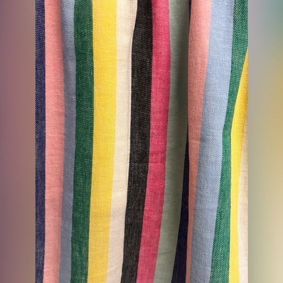 J. CREW Women’s Rainbow Striped Linen Skirt - Size 00 - Picture 3 of 7